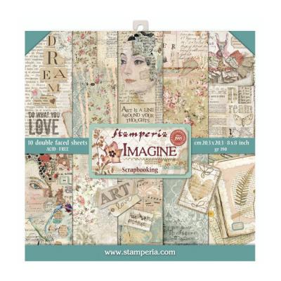 Stamperia Imagine Designpapier - Paper Pack